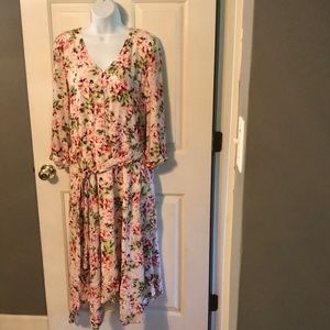 J Jill Floral Dress L